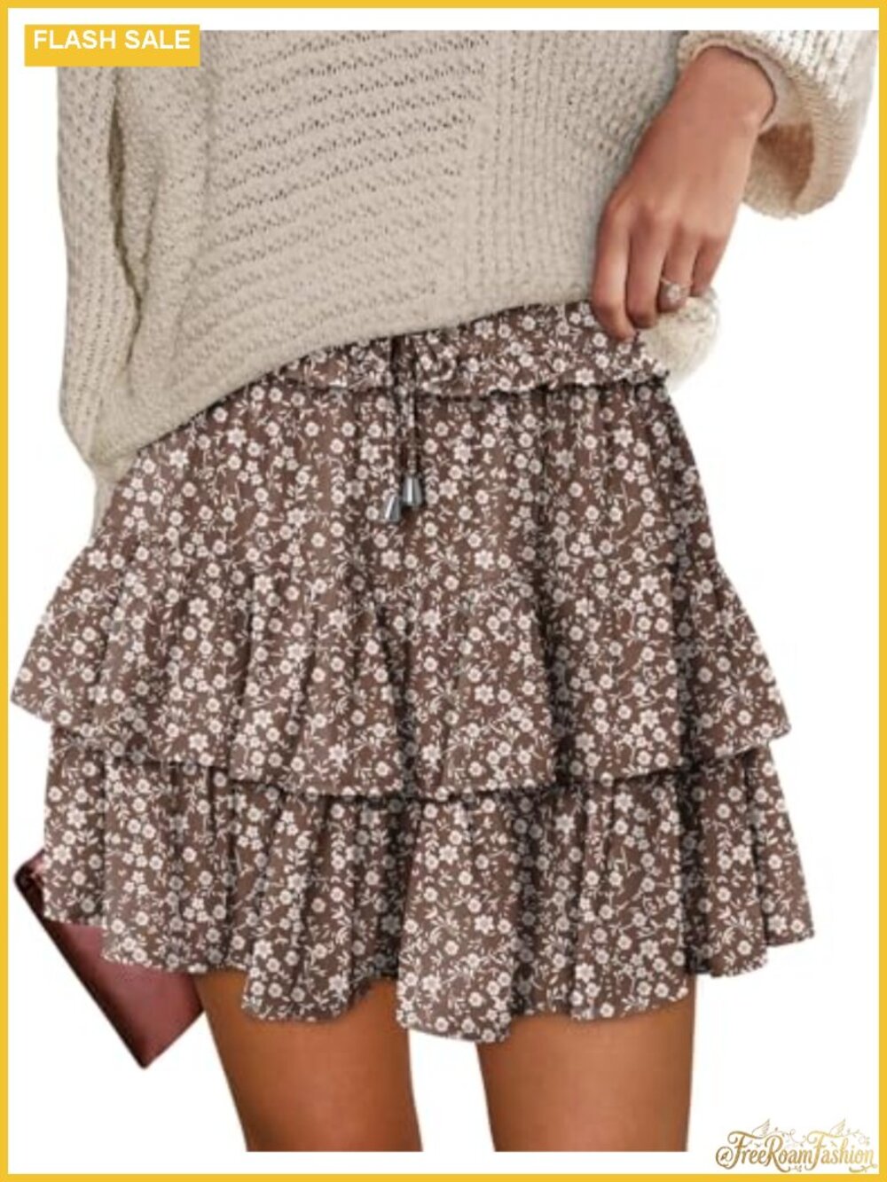 Flowy Ruffle Tiered Skorts Boho Butterfly Shorts Golf Tennis